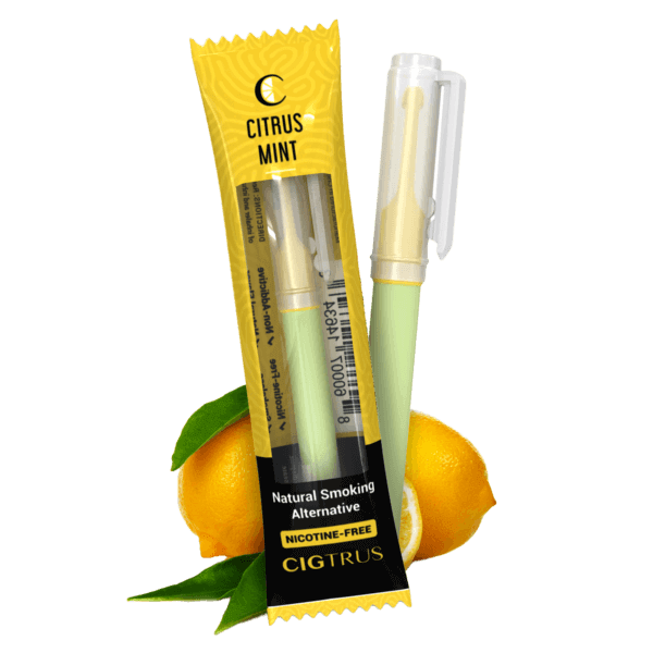 Citrus Mint Flavored Air Inhaler Smoke Free Nicotine Free Vaporless Quit Smoking Alternative Your Path to a Smoke Free Life 1 Pack 1 1