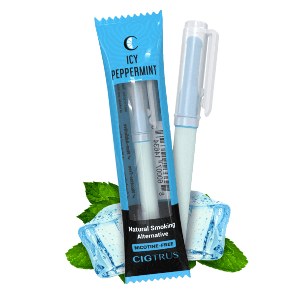 Icy Peppermint Flavored Air Inhaler Smoke Free Nicotine Free Vaporless Quit Smoking Alternative Your Path to a Smoke Free Life 1 Pack 1 1