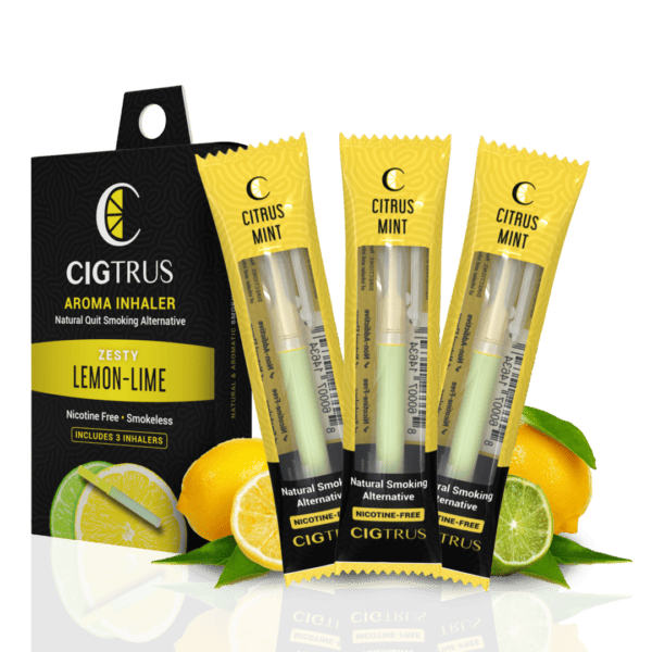 Cigtrus Natural Smoking Alternative Quit Smoking Aid Smokeless Aroma inhaler Pick Your Flavor (3-Pack) (Citrus Mint) - Image 2